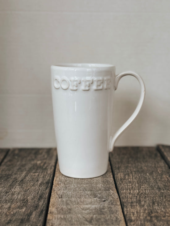 Grande tasse en grès collection fleur marigold pour café