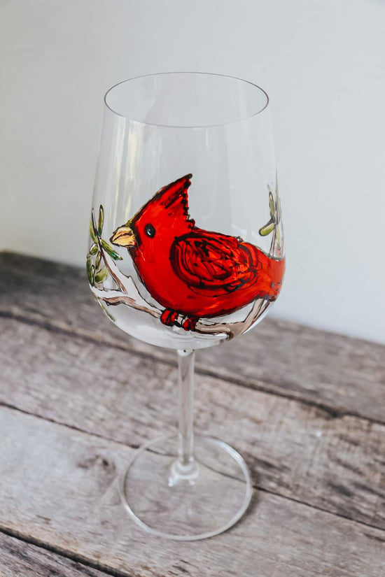 Verre sur pied à l'unité design collection cardinal