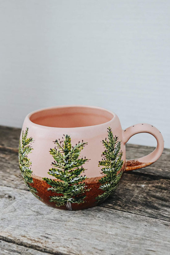 tasse boréal peinte par Pero