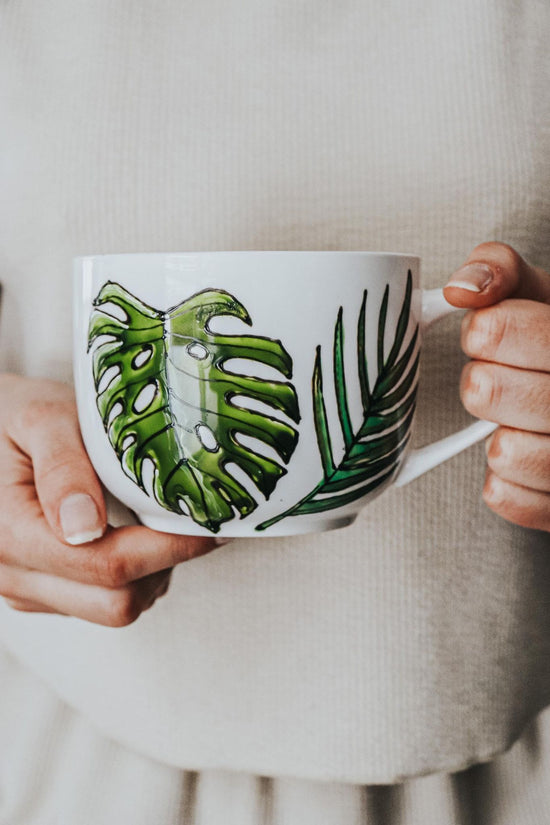 Tasse porcelaine collection botanique