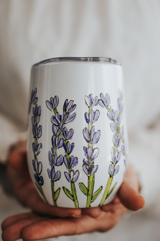 Verre isolant collection lavande