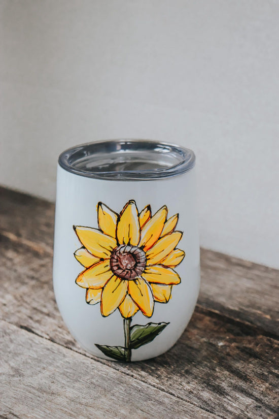 Verre isolant design tournesol Pero