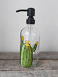 Cactus design soap dispenser