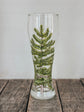 Boreal tree design beer glass