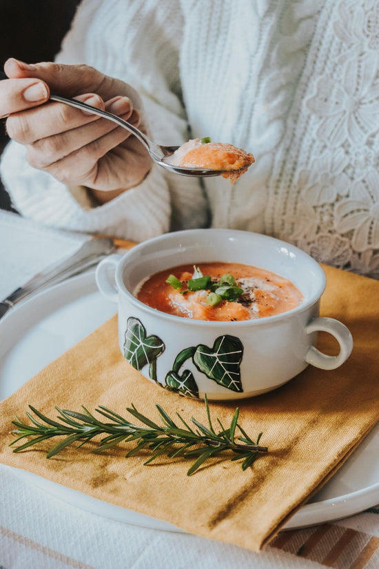 Petit bol 2 anses design botanique