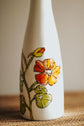 gift idea-Nasturtium design oil or vinegar bottle
