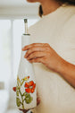gift idea-Nasturtium design oil or vinegar bottle