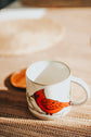 Stoneware mug | Cardinal | acacia lid
