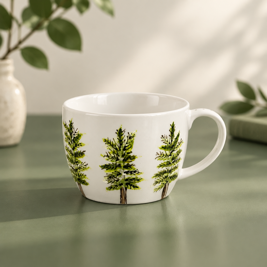 Porcelain mug, boreal collection