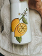 Carafe isolante en acier design citron