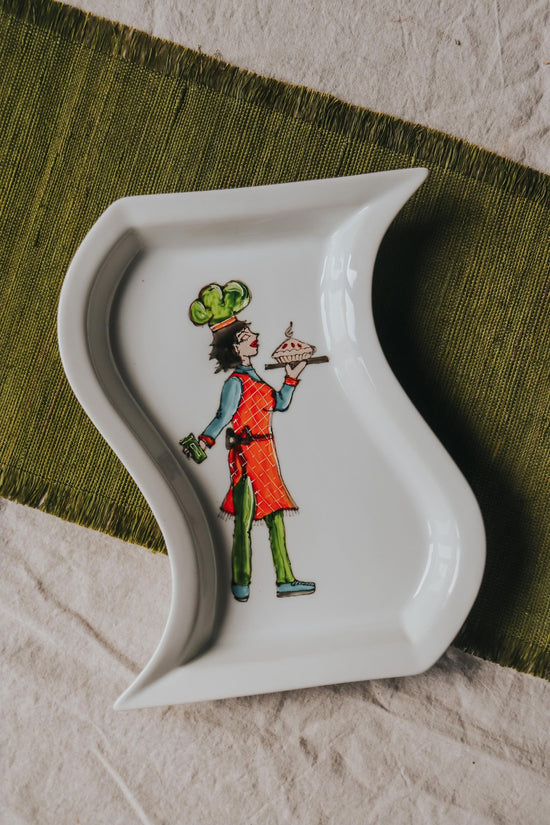 Serving plate wedding and bicycle collection