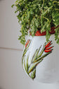 Wall mounted porcelain planter design Westfalia