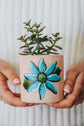 Petit cache-pot design fleur