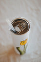 Reusable and insulating sunflower water bottle