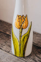 tulipe jaune peinte sur un huilier par Pero