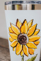 Reusable and insulating sunflower water bottle