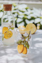 Grand verre double paroi design citron