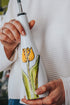 Huilier tulipe jaune peint à la main par Pero