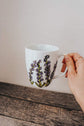 Porcelain cup lavender collection