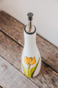 bouteille pour sirop d'érable design tulipe signé Pero