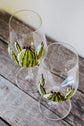 Duo de verres à vin design cactus